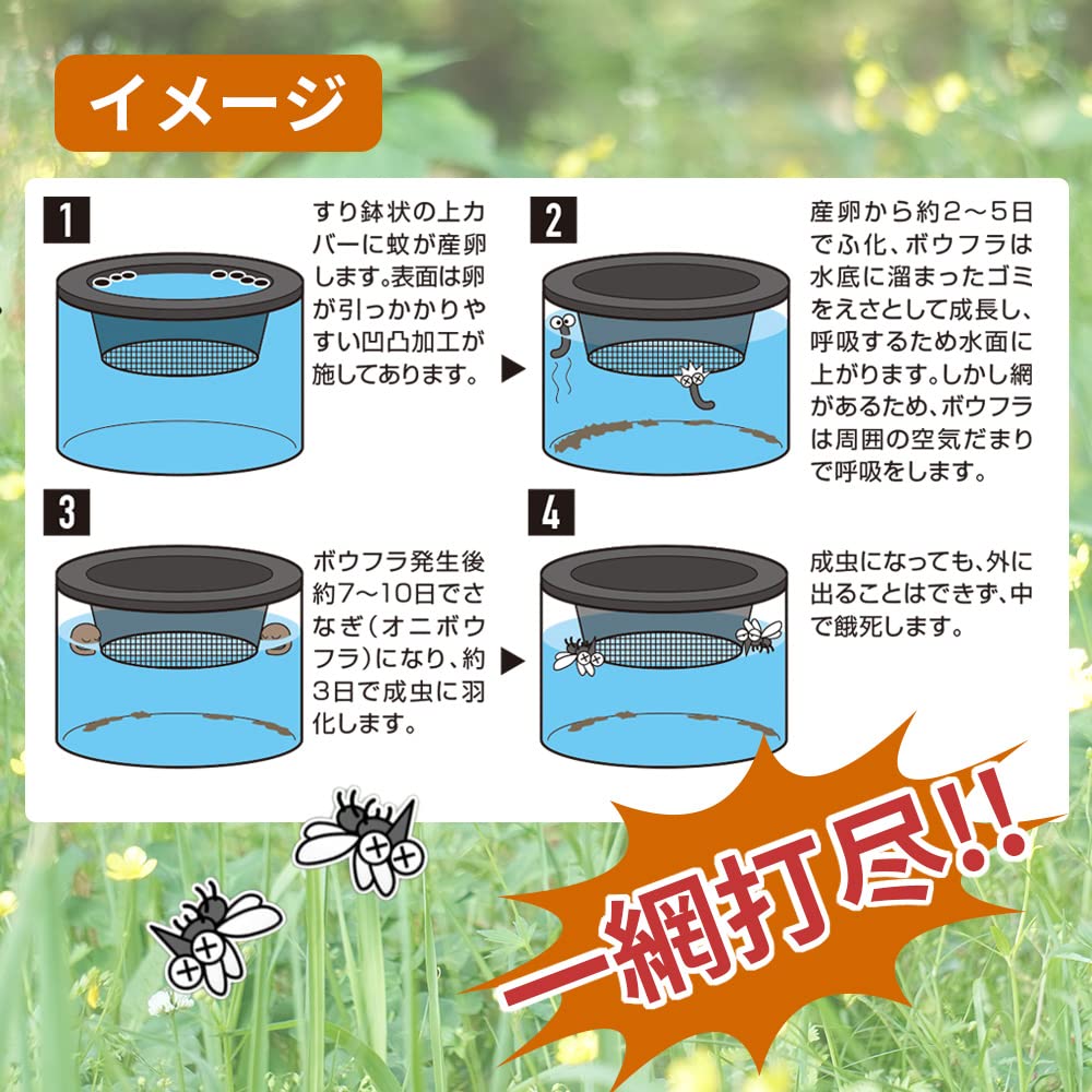 Amazon.co.jp: ハタヤ (HATAYA) 業務用ボウフラストッパー 出ちゃい缶